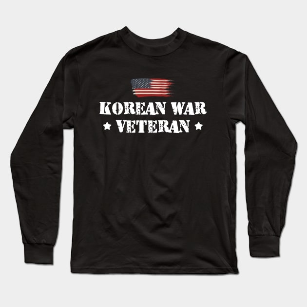 Korean War Veteran Long Sleeve T-Shirt by KC Happy Shop